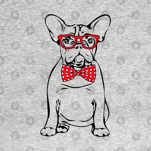 Funny Cute French Bulldog Frenchie mom dog lover by wilsigns